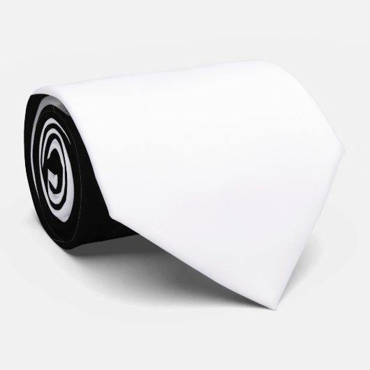 Cravate Conception moderne de boîtes noires blanches brune (Roulé)