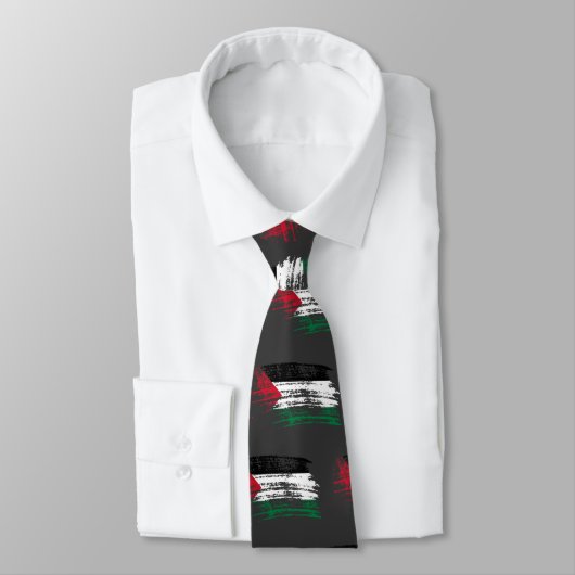 Cravate Conception palestinienne fraîche de drapeau (Attaché)