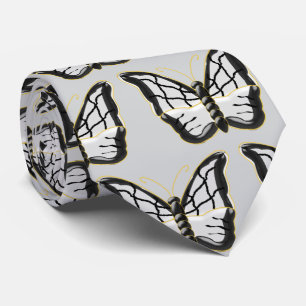 Cravate Conception Papillon Blanc