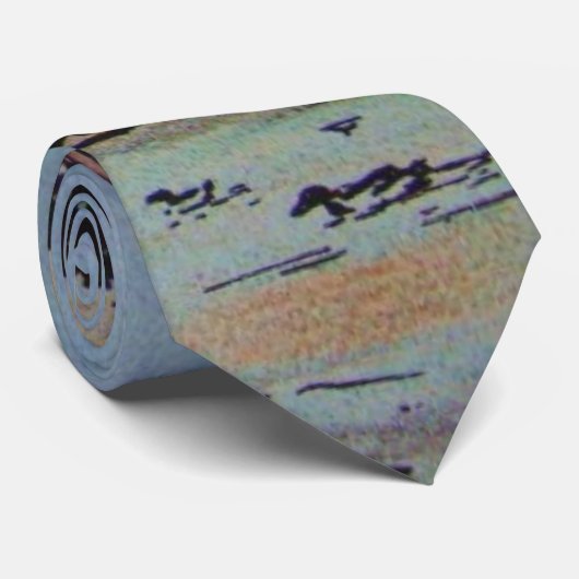 Cravate conception peu précise d'art d'aquarelle de (Roulé)