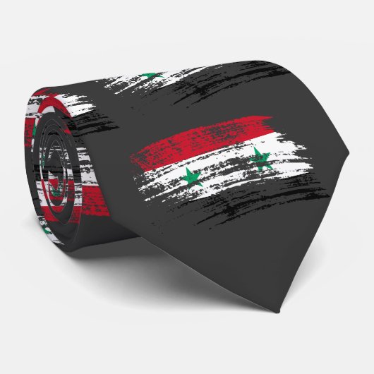 Cravate Conception syrienne fraîche de drapeau (Roulé)