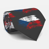 Cravate Conception tchèque fraîche de drapeau (Roulé)