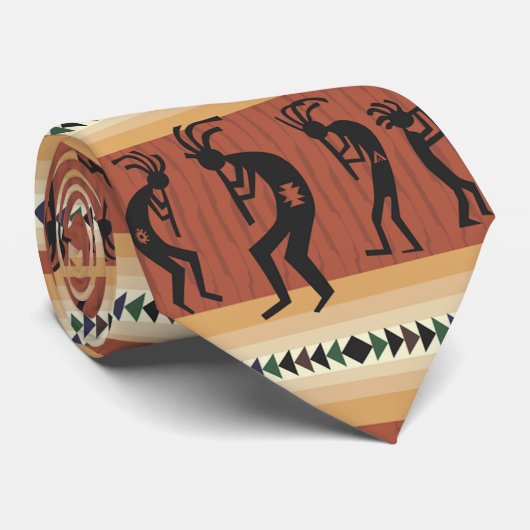 Cravate Conception tribale de Kokopelli (Roulé)