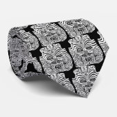 Cravate Conception tribale de tatouage - Nouvelle Zélande (Roulé)