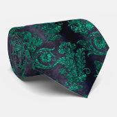 Cravate Conception Turquoise série Velvet 9 (Roulé)