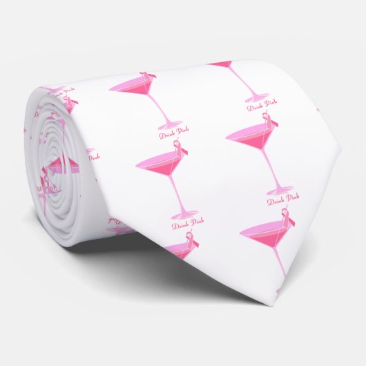 Cravate Conceptions à mi-temps Pinktini (Roulé)