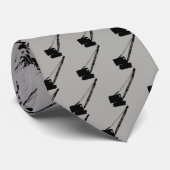 Cravate Conducteur de grue Grue Antique Vintage Crawler (Roulé)