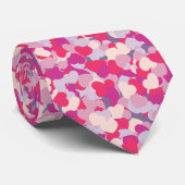 Cravate Confetti Coeur multicolore (Roulé)