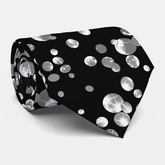 Cravate confetti d'or (Roulé)