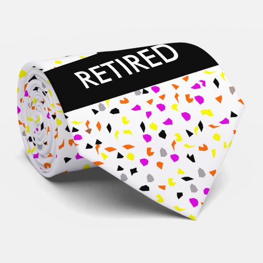 Cravate Confettis de chute (Roulé)