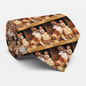 Cravate Confiance de Charles Burton Barber, Saint Bernard  (Roulé)