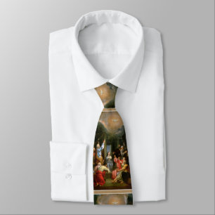 Cravate Confirmation Vierge Marie Saint-Esprit Apôtres