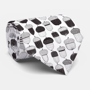Cravate Conflit de Doodle motif d'automne
