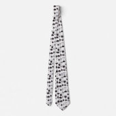 Cravate Conflit de Doodle motif d'automne (Dos)