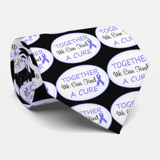 Cravate Conscience de ruban bleu (Roulé)