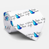 Cravate Conservation de l'eau ! Produits d'écologie ! (Roulé)