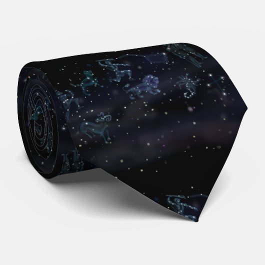 Cravate Constellations (Roulé)