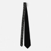 Cravate Constellations blanches et noires (Dos)