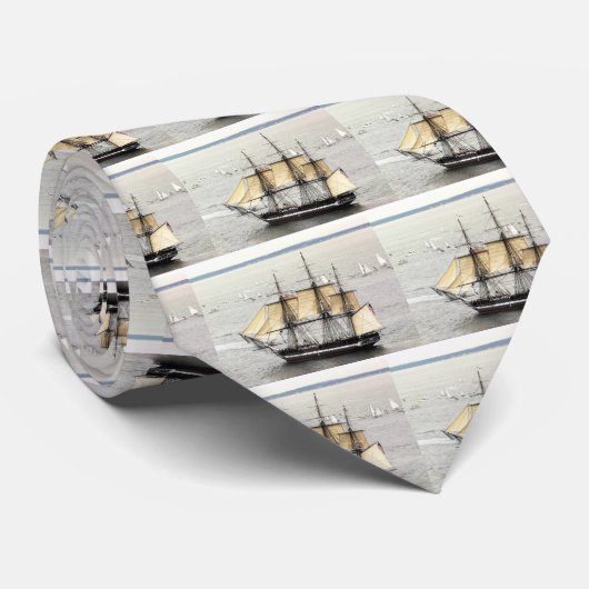 Cravate Constitution d'USS, défilé de voile (Roulé)