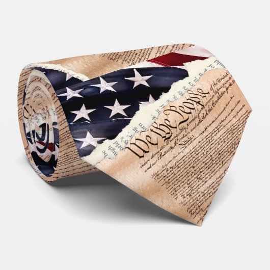 Cravate Constitution Necktie (Roulé)