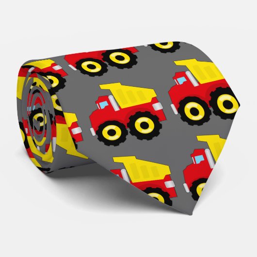 Cravate Construction Dumptruck d'enfants (Roulé)