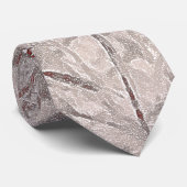 Cravate Construction en rouille et gris (Roulé)