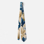 Cravate Contemporain Waldorf Floral Motif Artwork (Dos)