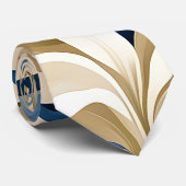 Cravate Contemporain Waldorf Floral Motif Artwork (Roulé)