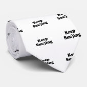 Cravate Continuez le sourire (Roulé)