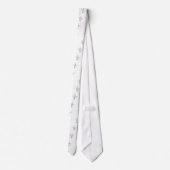 Cravate Contour de langue des signes (Dos)