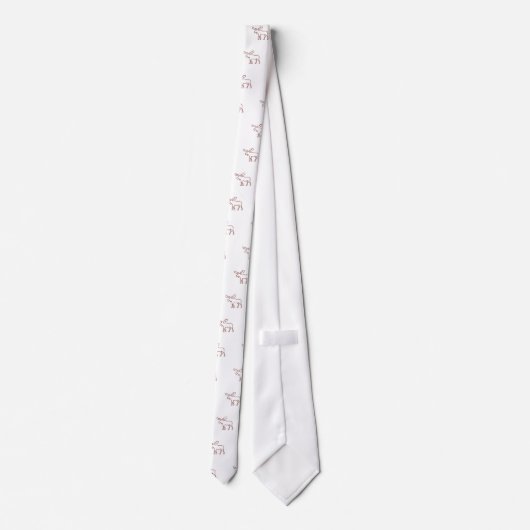 Cravate Contour d'orignaux (Dos)