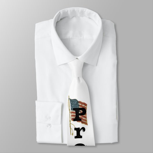 Cravate contre l'avortement et l'euthanasie (Attaché)