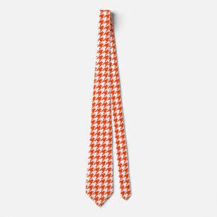 Cravate Contrôle de la jambe orange et blanche