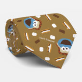 Cravate Cookie Monster S'mores Motif (Roulé)