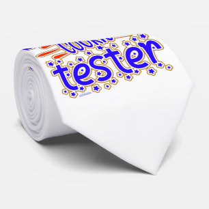 Cravate COOKIE OFFICIEL TESTER gâteau amusant cadeau de fê