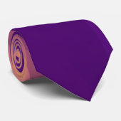Cravate cool artistique unique Abstrait violet (Roulé)