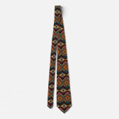 Cravate Cool Aztec motif carrelé (Dos)