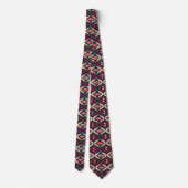 Cravate Cool Aztec motif carrelé (Dos)