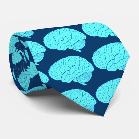 cravate cool bleu (Roulé)