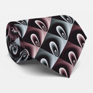 Cravate Cool bleu et rouge muet Motif moderne