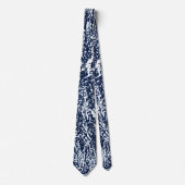 Cravate Cool bleu foncé Motif Abstrait (Devant)
