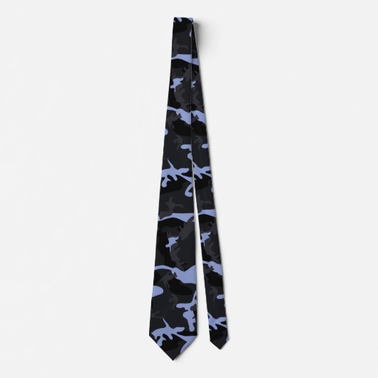 Cravate Cool Blue Highlights Camo (Devant)