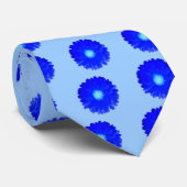 Cravate cool Blue Marigold (Roulé)