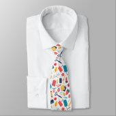 Cravate Cool carrelé motif de l'école enseignant (Attaché)