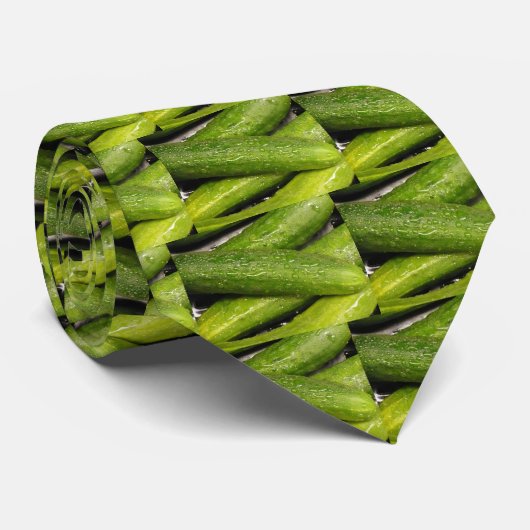 Cravate cool comme concombre d'A (Roulé)