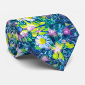 Cravate Cool de mise à niveau de la garde-robe florale num (Roulé)