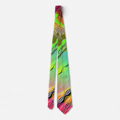 CRAVATE COOL DEBONAIR FLOWING MULTI COULEUR NECKTIE CRAVAT (Dos)