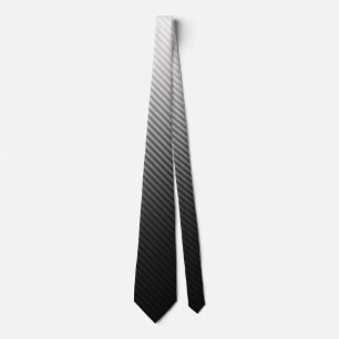 Cravate Cool élégant et design tendance rayures noir et bl