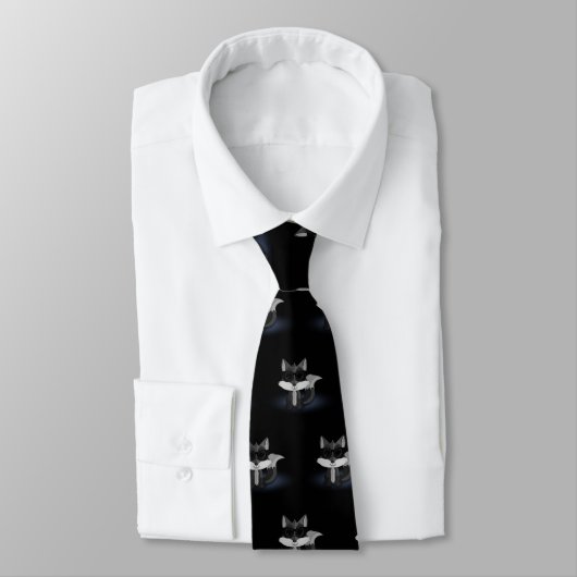 Cravate Cool Fox - Gris (Attaché)