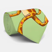 Cravate Cool Giraffe Eating Ice Cream (Roulé)